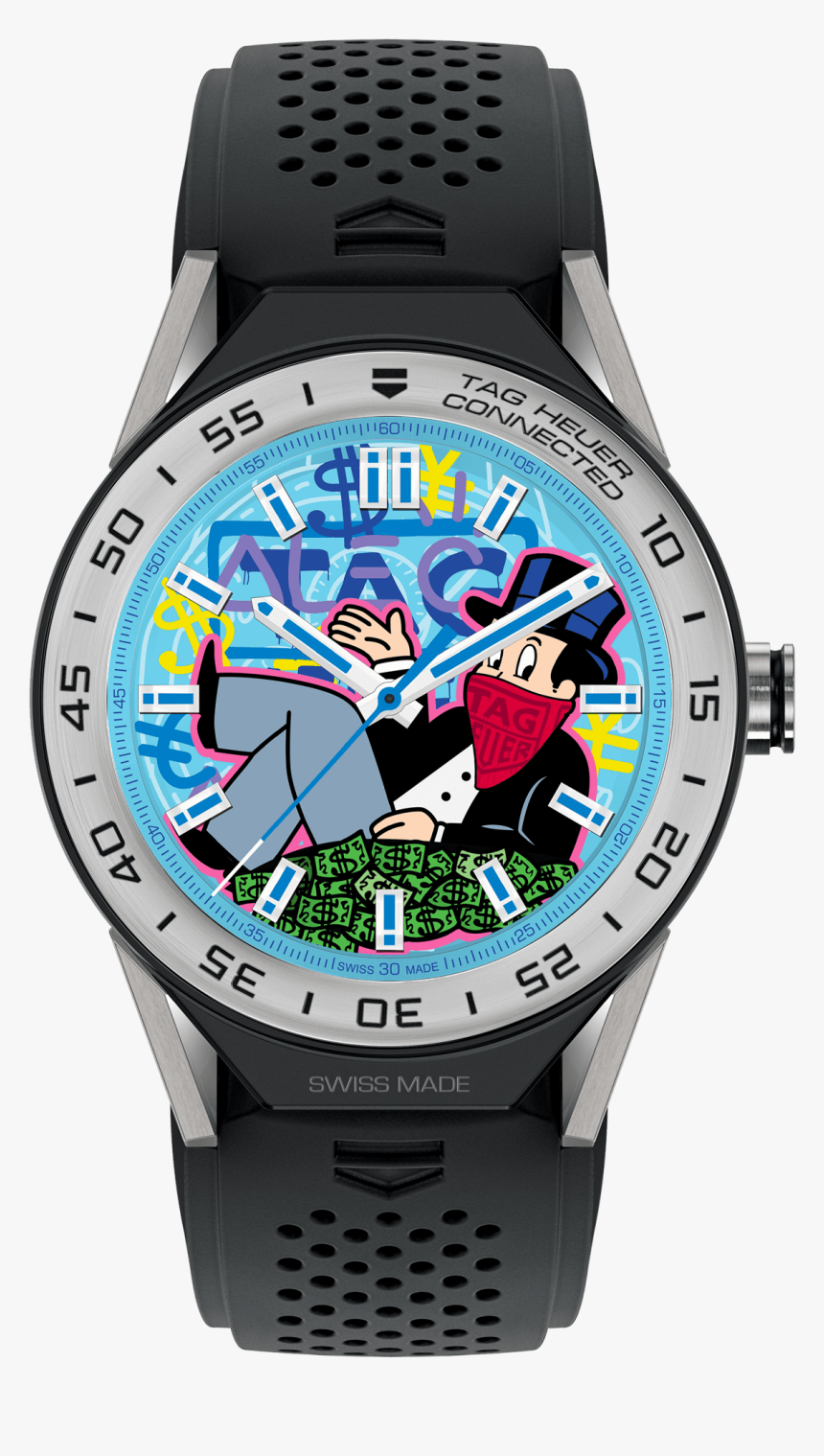 Tag Heuer Connected Modular - Alec Monopoly Tag Heuer Watch, HD Png Download