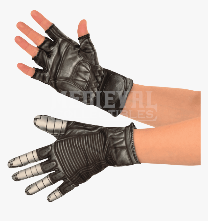 Civil War Soldier Png -adult Civil War Winter Soldier - Captain America Gloves Wool, Transparent Png