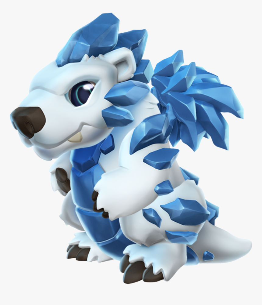 Transparent Polar Bear On Ice Clipart - Dragon Mania Legend Ice Dragon, HD Png Download