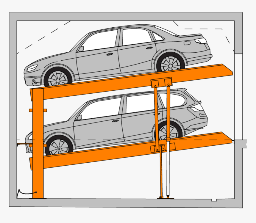 Parking Lot Clipart Transparent - Klaus Multiparking 2078i 185, HD Png Download