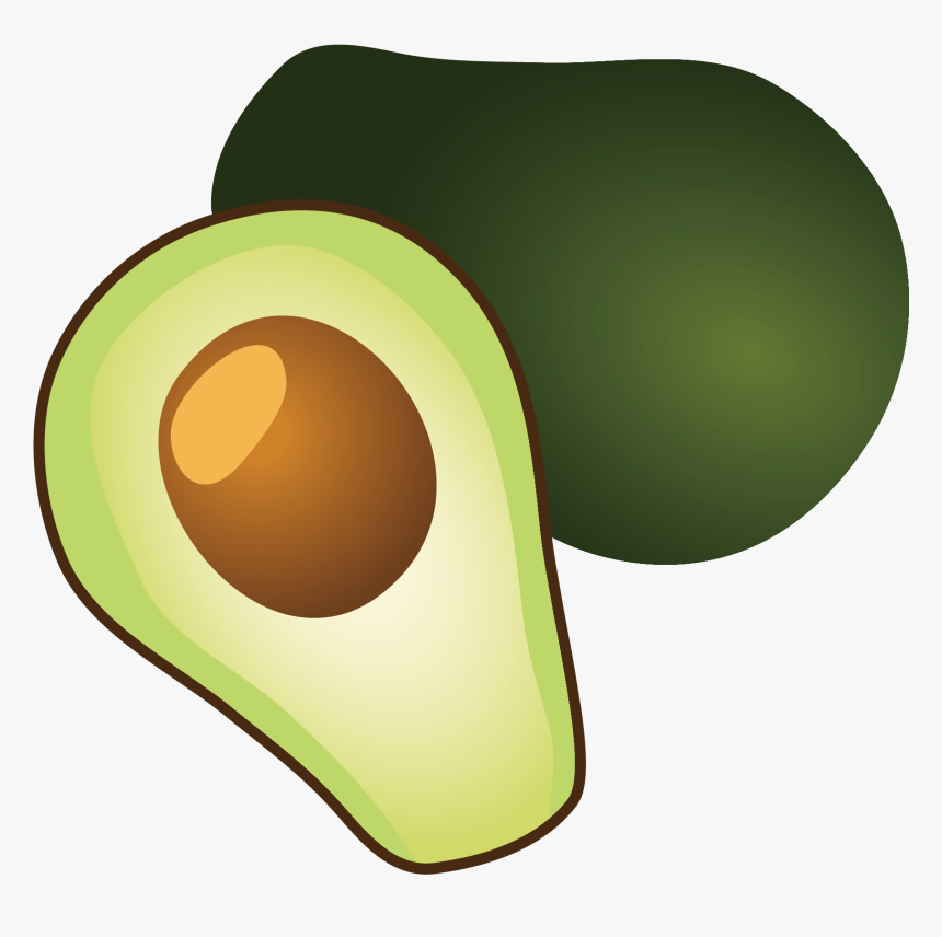 Transparent Avocado Clipart Png, Png Download