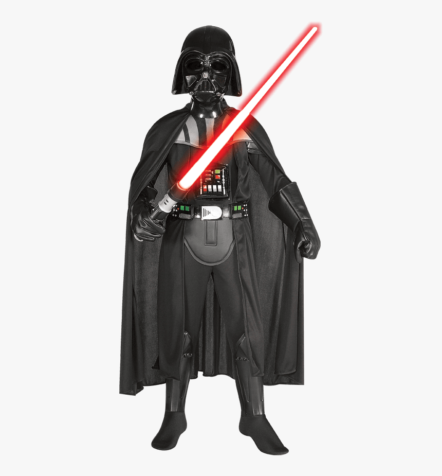 Deluxe Kids Darth Vader Costume - Darth Vader Kids Costume, HD Png Download