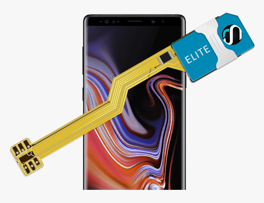 Note 8 Dual Sim Adapter , Png Download - Samsung Galaxy Note 9, Transparent Png