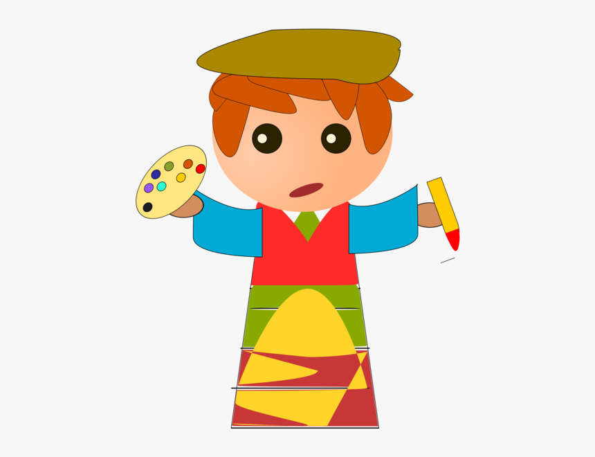 Painting Clipart Art Competition - Niño Artista Png, Transparent Png