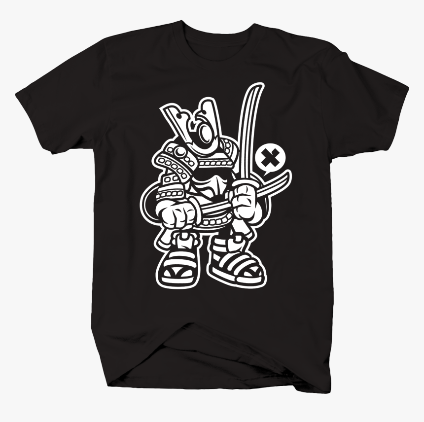 Funny Samurai Character With Two Katanas Japanese Warrior - Gangster Marilyn Monroe Smoking Blunt, HD Png Download