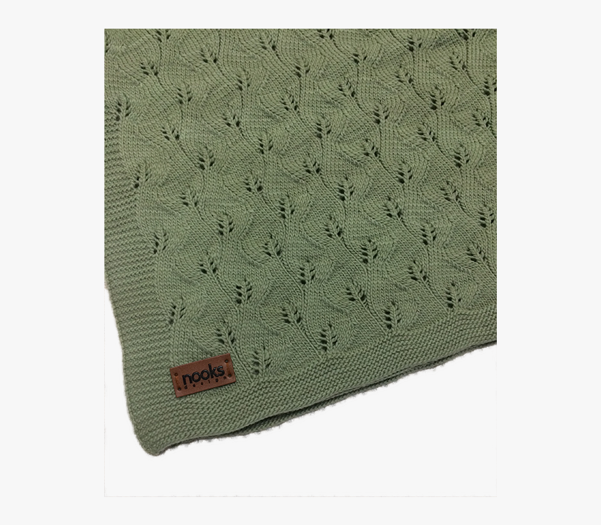 sage green baby blanket