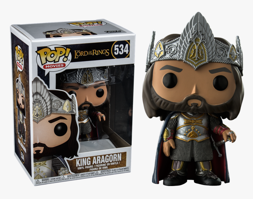 King Aragorn Funko Pop, HD Png Download