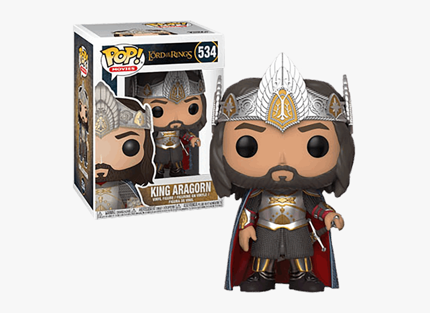 King Aragorn Funko Pop, HD Png Download