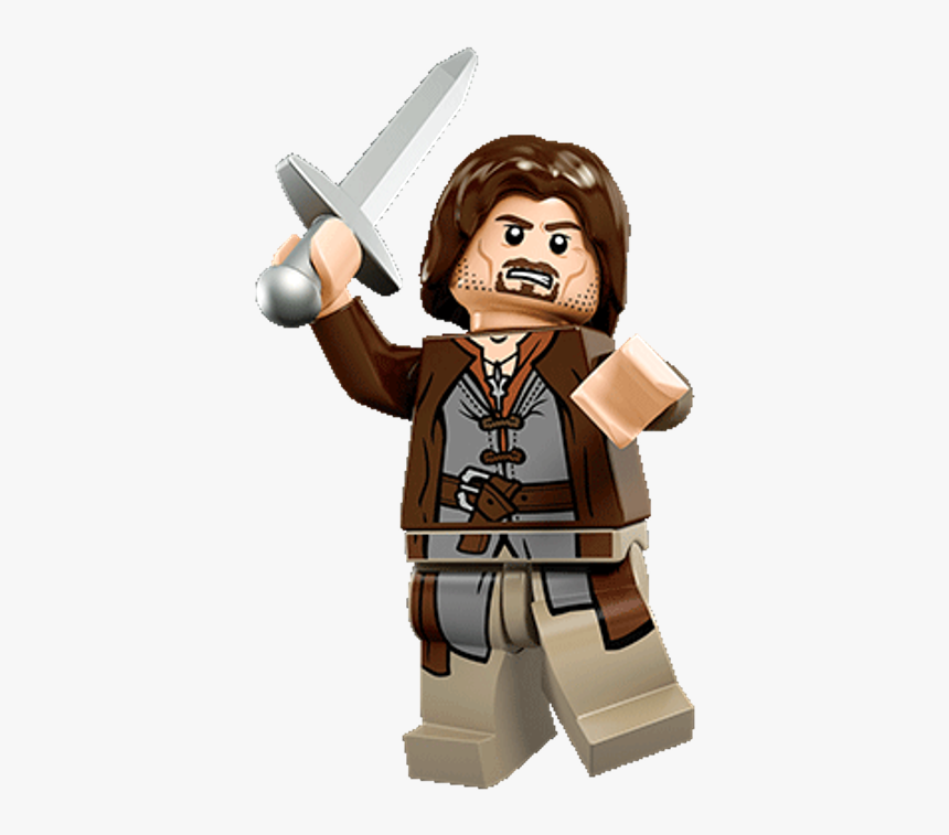 Lego Lord Of The Rings Aragorn Transparent, HD Png Download