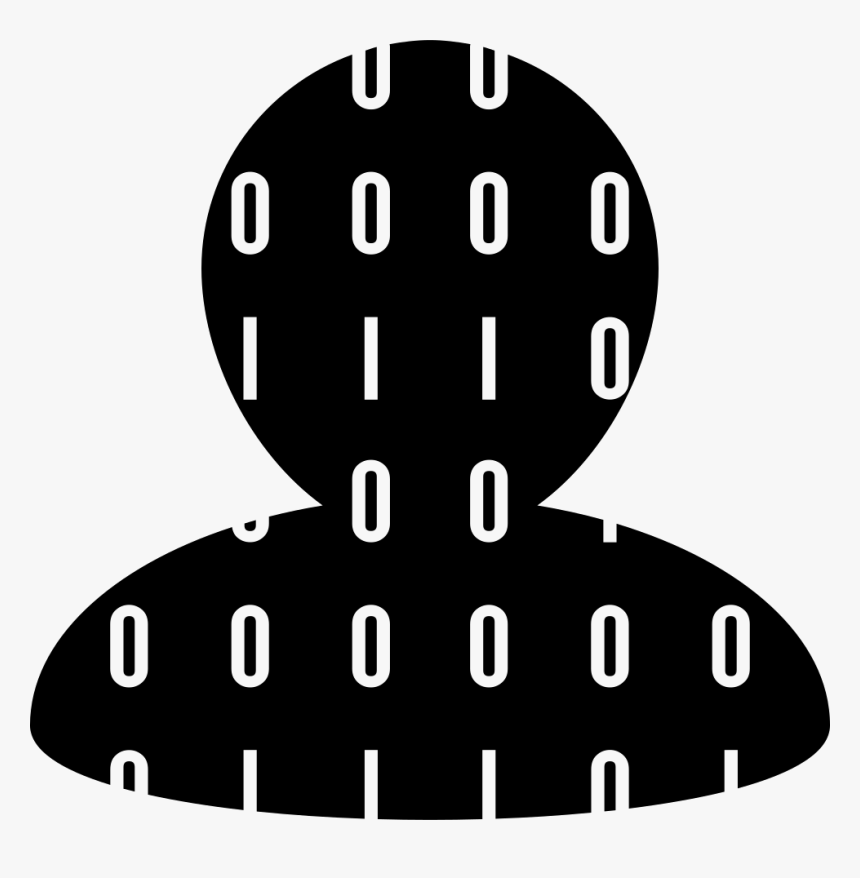 Man Torso Silhouette With Data - Scalable Vector Graphics, HD Png Download