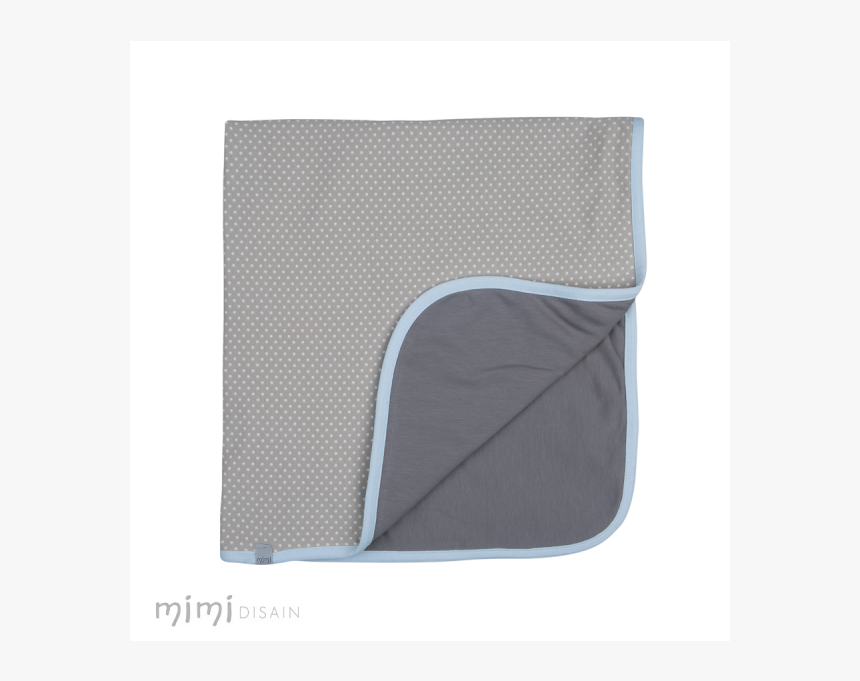 Mimi Baby Blanket Beige Dot Blue - Wallet, HD Png Download