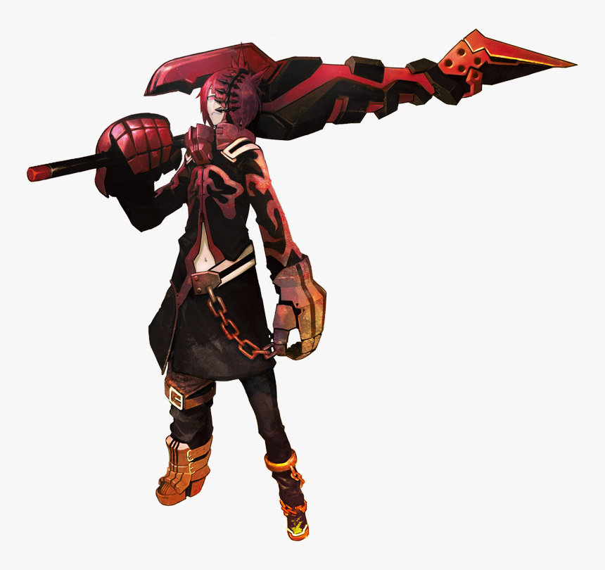 Black Rock Shooter Wiki - Black Rock Shooter Male Character, HD Png Download