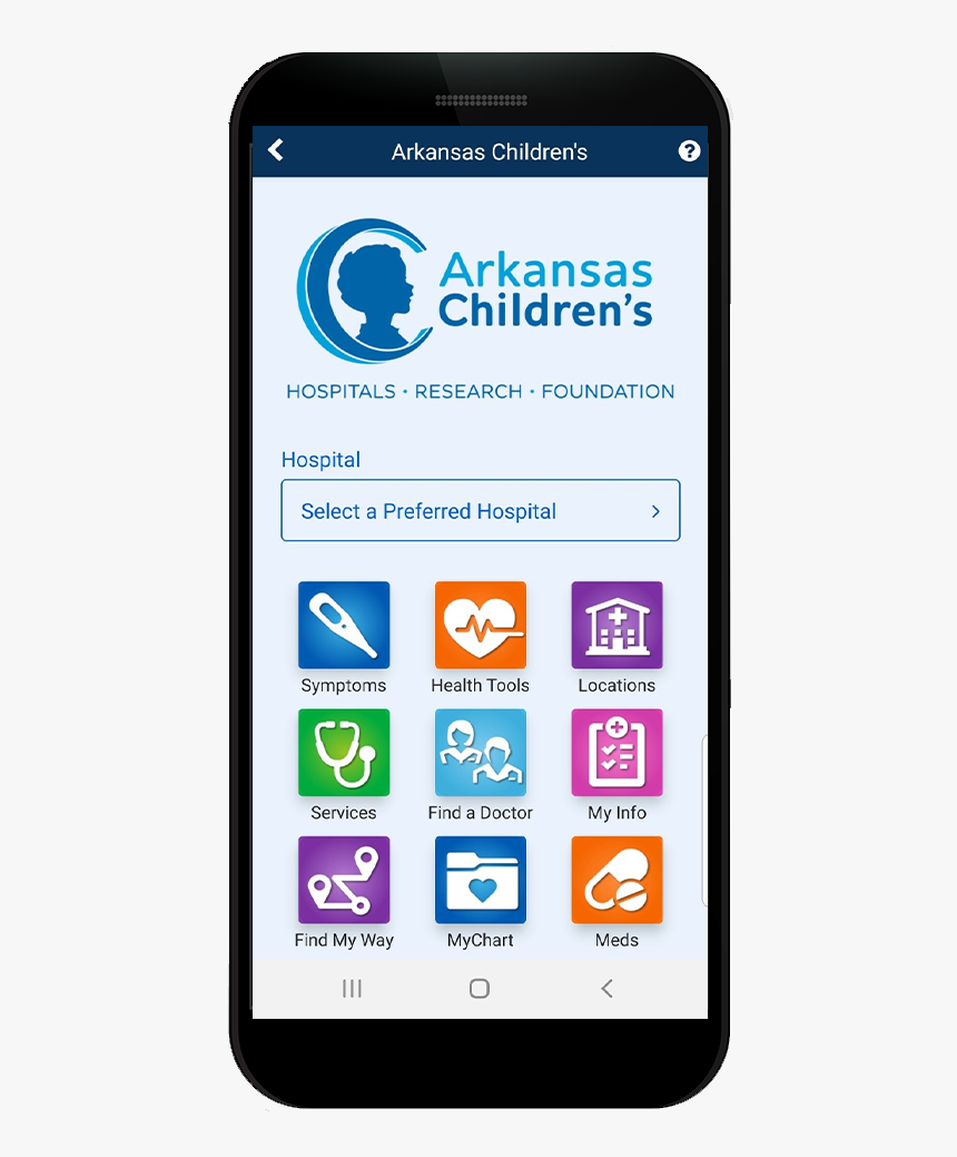 Arkansas Children S Mobile App - Hospital App, HD Png Download