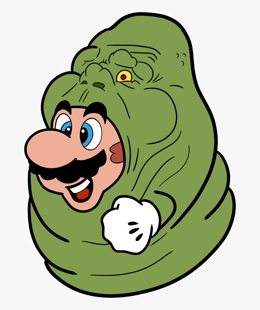 Slimer Drawing Cartoon Clipart - Super Mario Bros 3 Cat, HD Png Download