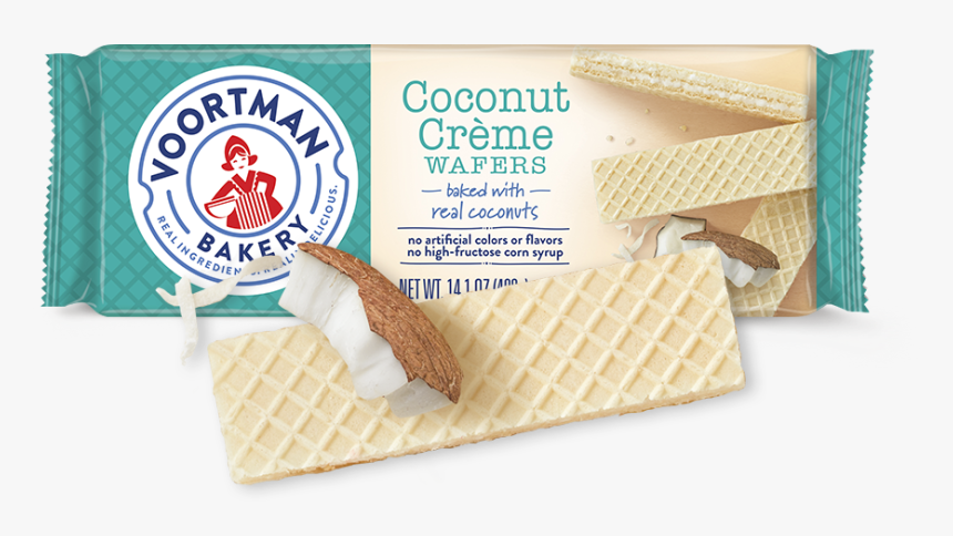 Coconut Crème Wafers - Voortman Key Lime Wafers, HD Png Download