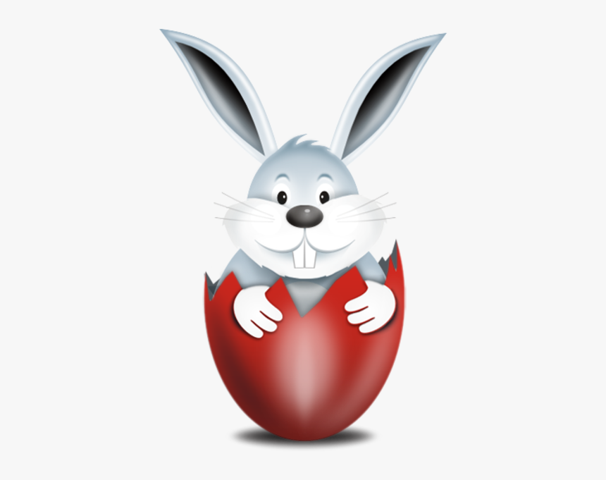 Rabbit Clipart Realistic - Bunny Easter Icons, HD Png Download