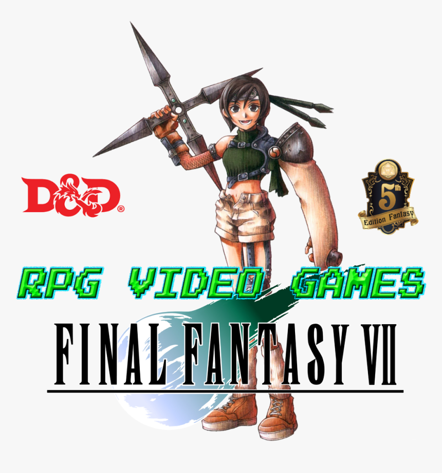 Final Fantasy 7 Yuffie Kisaragi Dnd 5e - Yuffie Final Fantasy 7, HD Png Download