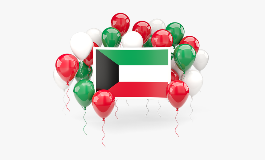 Square Flag With Balloons - Pakistan Flag Balloons Png, Transparent Png