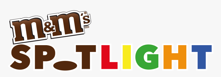 M Amp M 039 S Spotlight Logo Cmyk Up - M&m Spotlight, HD Png Download