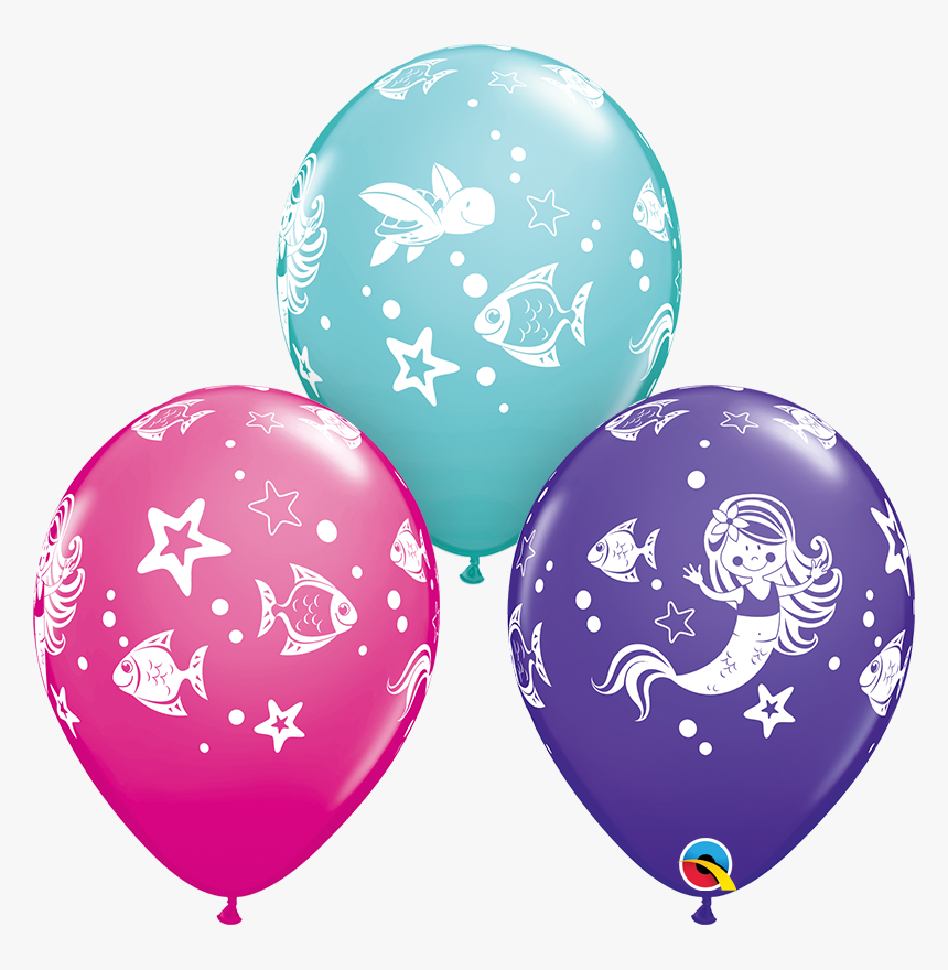 Globos De Latex Sirena, HD Png Download