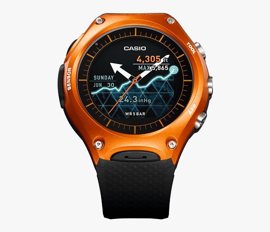 Wsd-f10 - Casio Smart Watch Wsd F10, HD Png Download