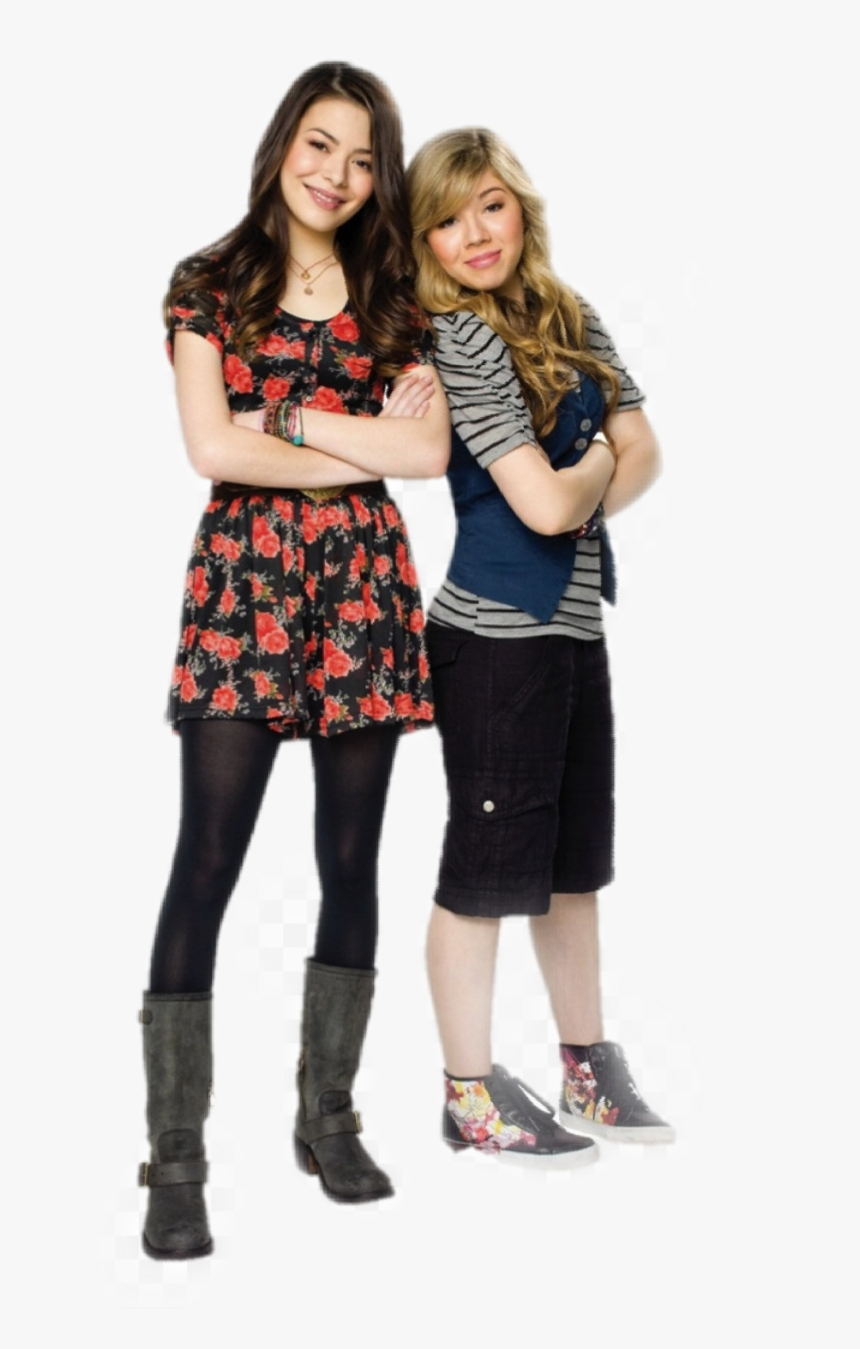 Freetoedit Icarly Sam Carly - Miranda Cosgrove And Taylor Swift, HD Png Download