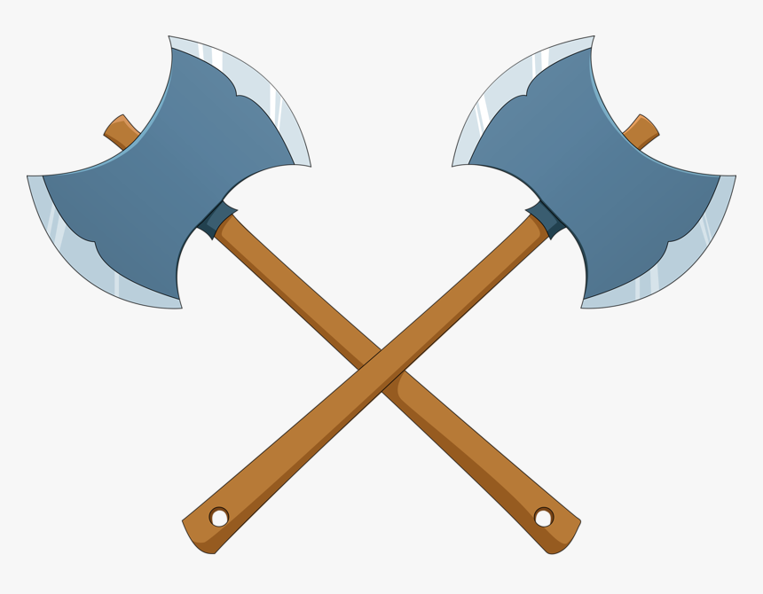 Axe Cartoon Animation Two Axe Cartoon Png, Transparent Png