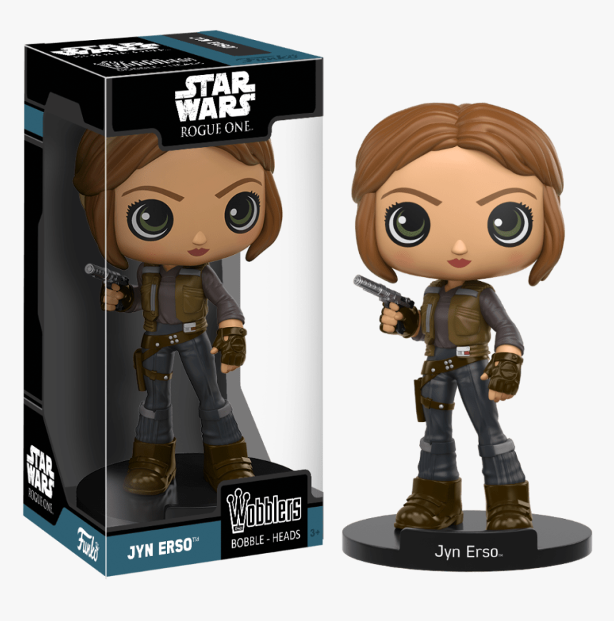 Funko Wobbler Jyn Erso, HD Png Download