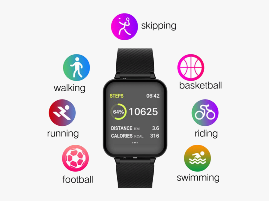 Smart Watch B57, HD Png Download