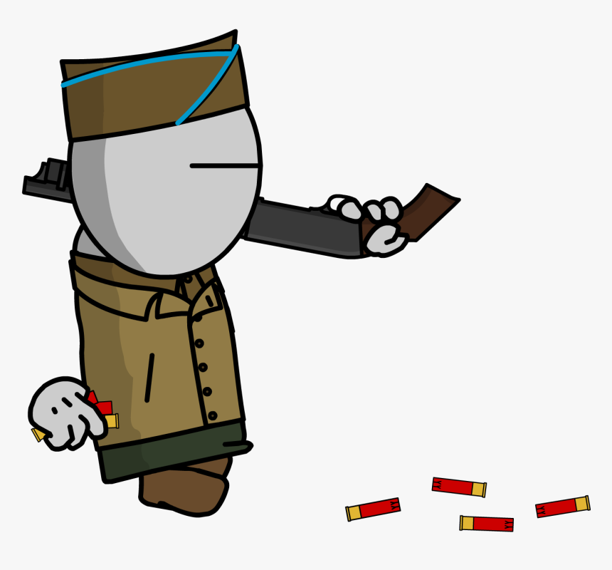 4810081 150552110273 Usgiwithasawedoffm37 - Cartoon, HD Png Download