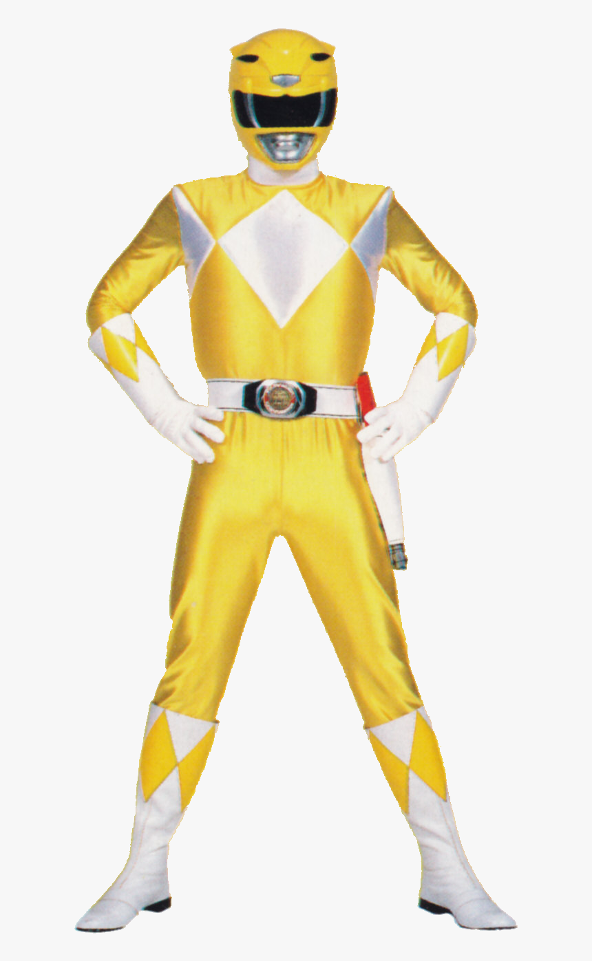 Power Rangers Transparent Background - Yellow Power Ranger Png, Png Download