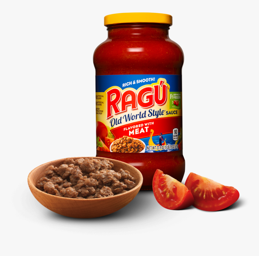 Ragu Meat Spaghetti Sauce, HD Png Download
