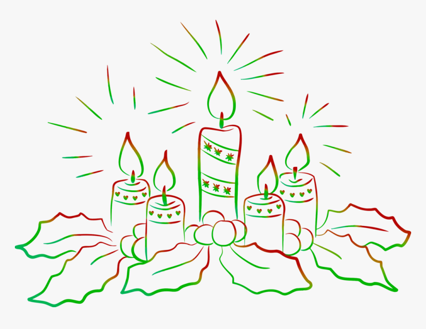 Drawing Candles Diya Transparent Png Clipart Free Download - Candles Line Art, Png Download