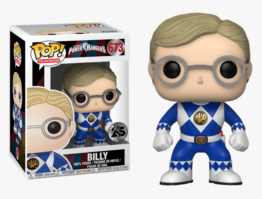 Transparent Pink Power Ranger Clipart - Billy Power Rangers Pop, HD Png Download