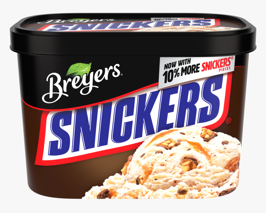 Breyers Snickers Ice Cream, HD Png Download