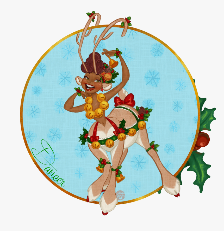 Santa's Reindeer Vixen, HD Png Download