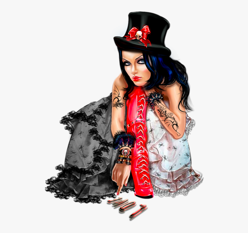 Gothic Femme Png, Transparent Png