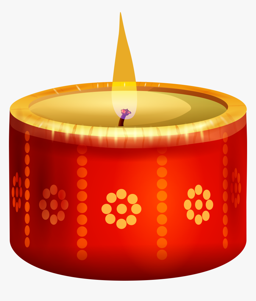 Candle Clip Art Red, HD Png Download