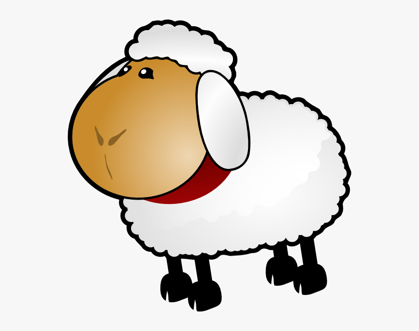 Sheep, Rotate 5 Clip Art - Sheep Clip Art, HD Png Download