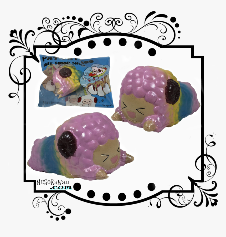 Patpatzoo Baby Sheep Sheep Rainbow Squishy - Puni Maru Melon Bun Squishy, HD Png Download