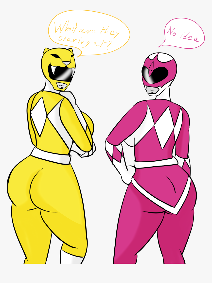 Mmpr Pink And Yellow Ranger - Pink And Yellow Ranger, HD Png Download