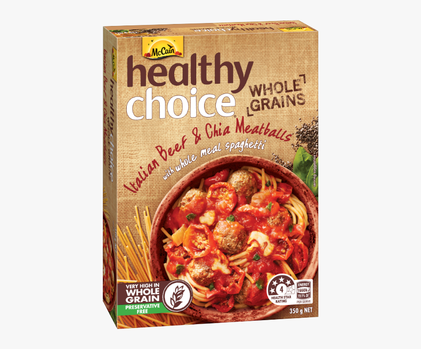 Mccain Healthy Choice Whole Grains Italian Beef, HD Png Download