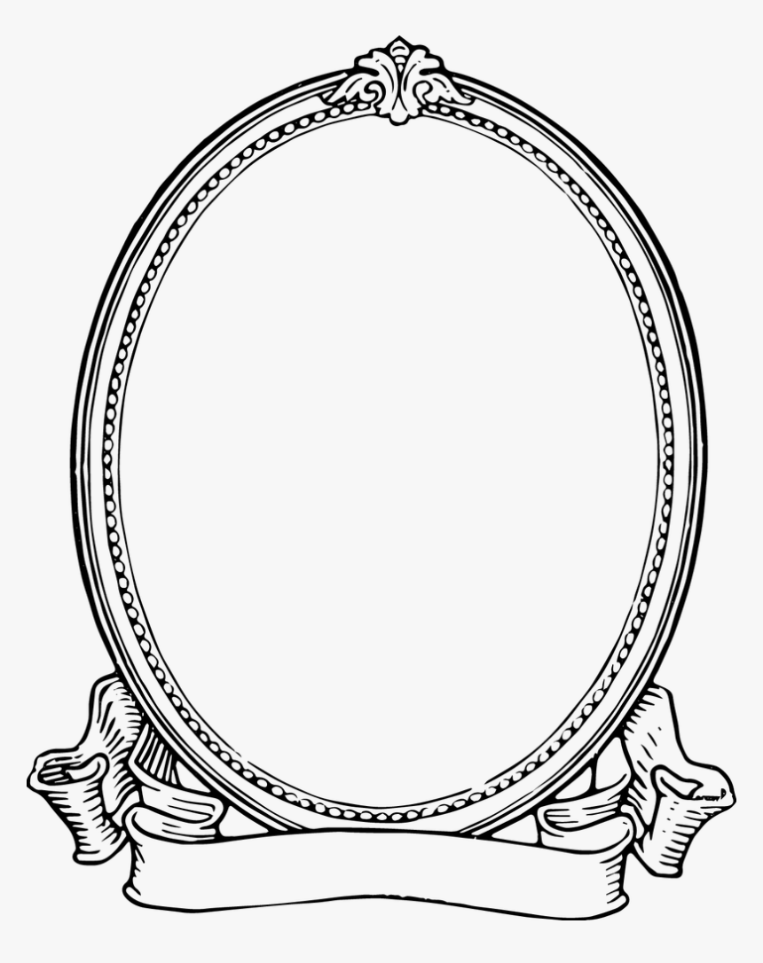 Transparent Wiccan Png - Frame Black And White, Png Download