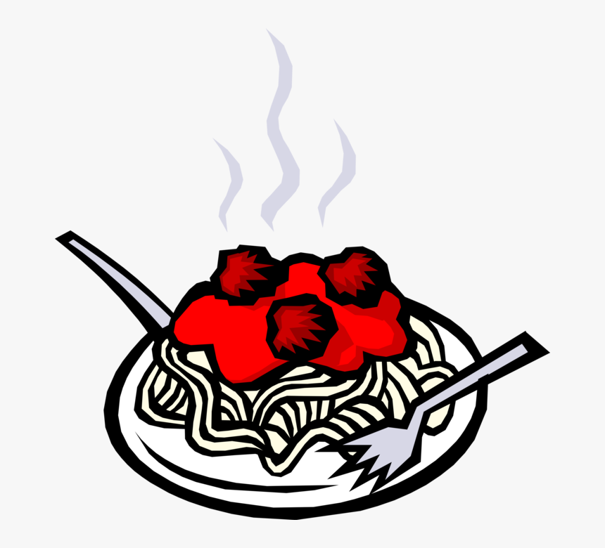 Pasta With Meatballs Image Illustration Of Flourandegg - Pasta Clipart, HD Png Download