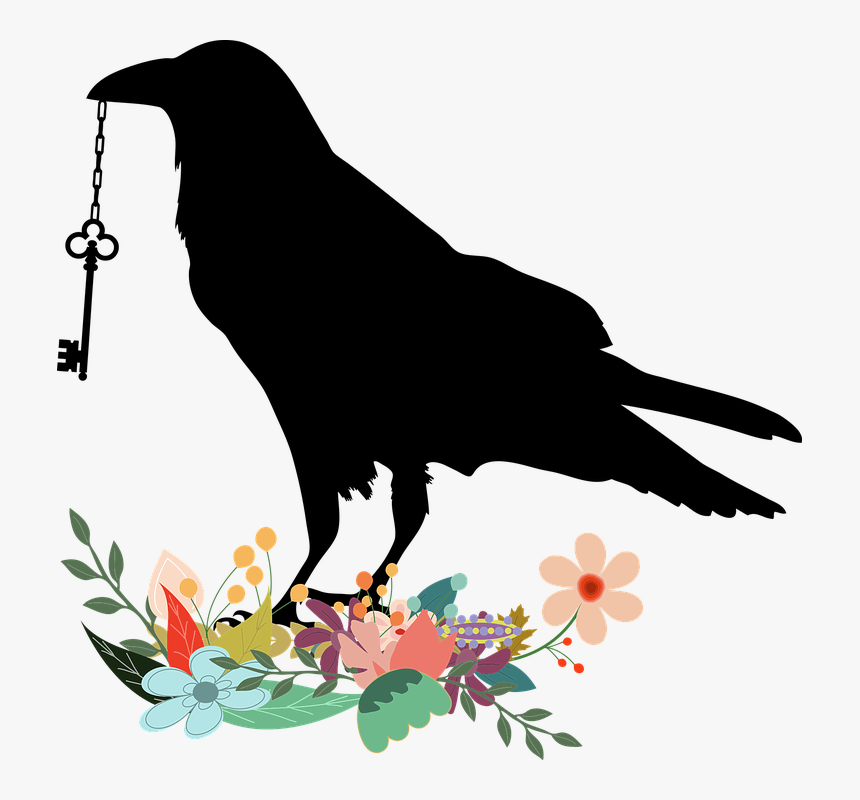 #magick #paranormal #spells #spiritual #wicca #wiccan - Raven Key, HD Png Download
