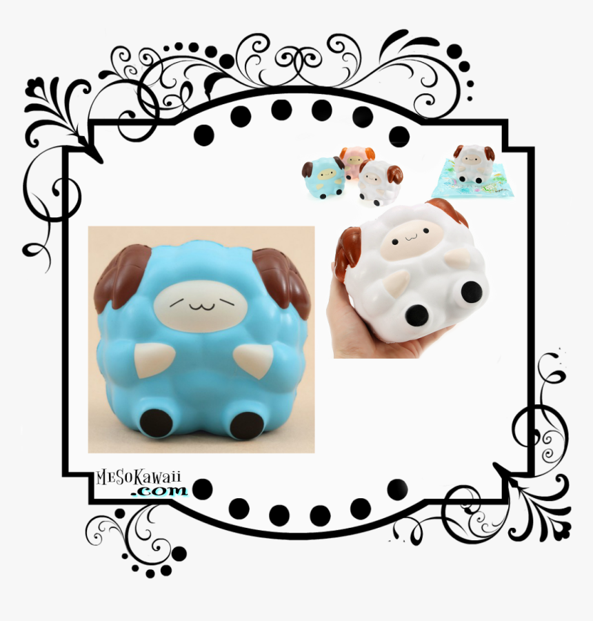 Patpatzoo Baby Sheep Sheep Rainbow Squishy - Puni Maru Melon Bun Squishy, HD Png Download