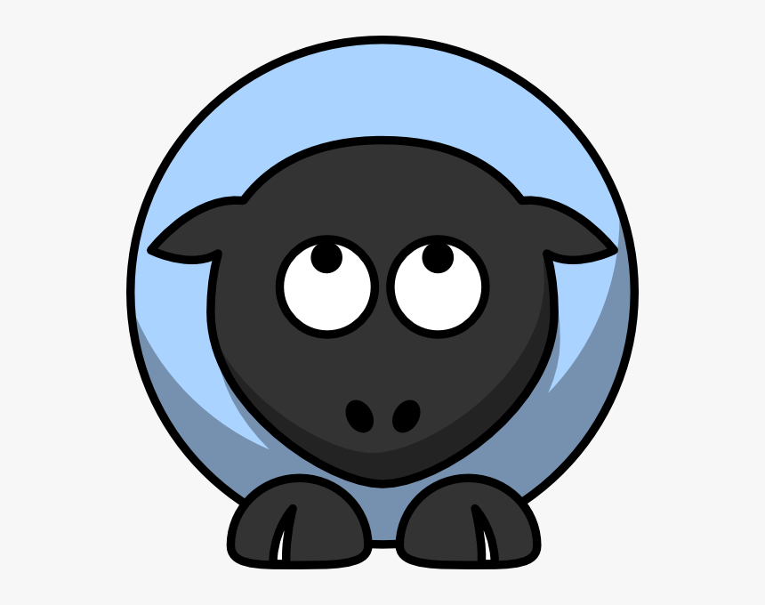 Fat Cartoon Sheep, HD Png Download