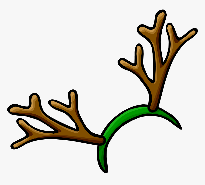 Reindeer Antlers Headband Clipart - Antler, HD Png Download