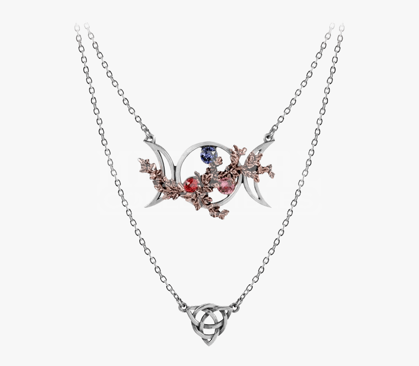 Alchemy Wiccan Goddess Of Love Necklace, Pagan Triple - Alchemy Jewelry, HD Png Download