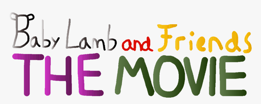 Baby Lamb &amp - Calligraphy, HD Png Download